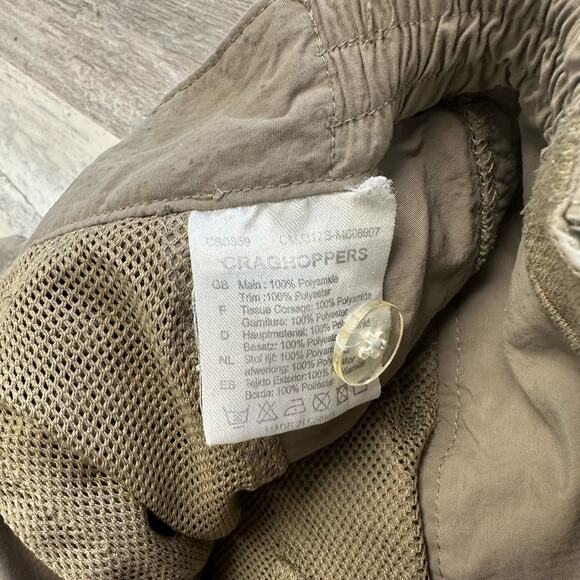 Craghoppers Nosilife Shorts Insect Shield Green Mens S Outdoor Hiking Cargo - Picture 5 of 14